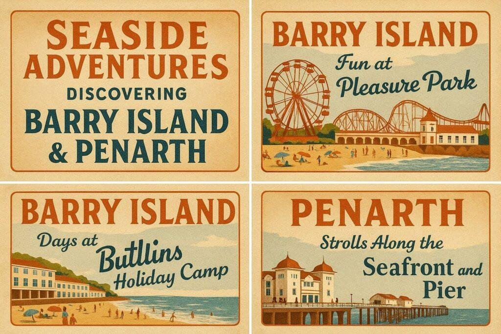 Barry Island beach, the sparkling jewel of the South Wales coast. This isn’t your average day trip. It’s an experience steeped in nostalgia