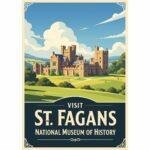 A Vintage Advert For St Fagans National Museum of History Cardiff