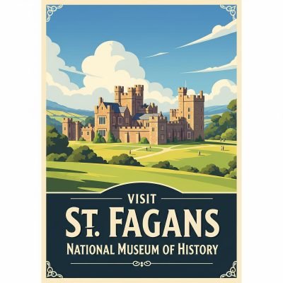 A Vintage Advert For St Fagans National Museum of History A Vintage Advert For St Fagans National Museum of History Cardiff